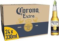 Corona Extra Lager Beer Bottle, 24 x 330ml