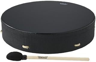 REMO World Percussion Buffalo E1-1316-BE 16" Drum Black Earth