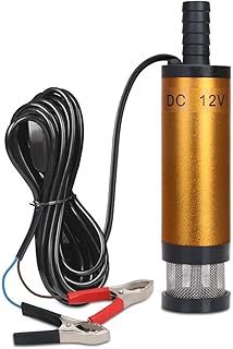 flintronic Water Pump, 12V-38MM Port Stainless Steel Fuel Pump with Clip Detachable Filter Net (Never uses it to Extract Gasoline or Alcohol) Multi-Purpose for Diesel Car Or Speed Boat