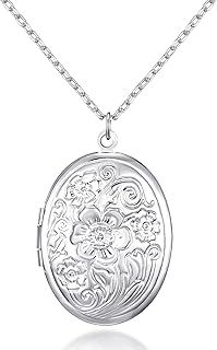 Philip Jones Silver Plated Oval Locket