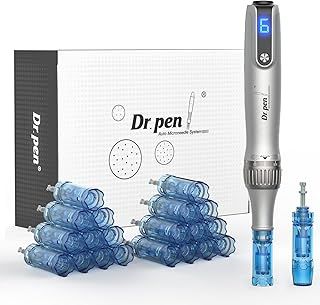 Dr.Pen M8S Professional Wireless Microneedling Pen with 22 Replacement Cartridges 6 Speeds Adjustable Micro Needling Microneedle Machine for Skin Care M8SKIT-UK
