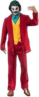 Mr. Crazy men's costume film suit for Joker fans red yellow