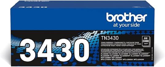 Brother TN-3430 Toner Cartridge, Black, Single Pack, Standard Yield, Includes 1 x Toner Cartridge, Brother Genuine Supplies
