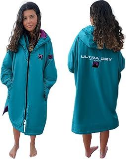 Ultra Dry waterproof changing robe with soft warm Sherpa Fleece Lining, changing robes adult womens mens for Swimming, surfing and Water-sports