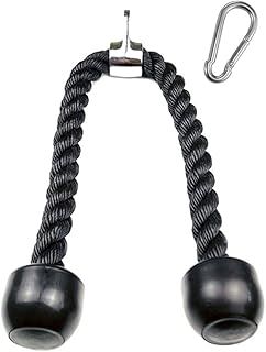 Tricep Rope Cable Attachments Cable Machine Accessories for Home Gym, 27 Inch Tricep Rope For Pulley System Attachment, LAT Pull Down, Cable Machine Attachments, Weight Fitness