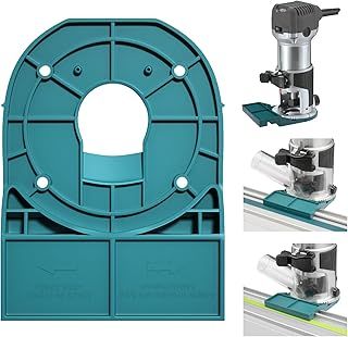 Track Saw Guide Rail Adapter Compatible for Makita Guide Rail Adapter Compatible for 18V RT0701C XTR01Z DRT50 RT0700C Edge Guide Adapter