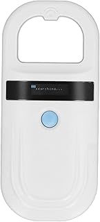 Sonew Upgraded Pet Microchip Reader Scanner, Animal ID Reader, 134.2KHz 128 Records Data Storage, Handheld Pet Tag Chip Scanner, Built in Buzzer, with Stable OLED Display