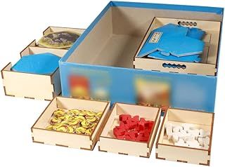 The Broken Token Game Organizer for Catan: Seafarers Expansion - 6 Player Trays, Compatible with 5-6 Player Extension, Ages 12+