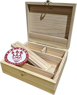 T3 Wood Rolling Box Bundle with 'OG' Slap, Medium, Natural Wood, V3.0