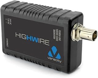 veracity VHW-HW Highwire Ethernet Over Coax Converter, Black