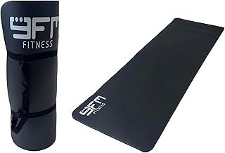 HH Home Hut Yoga Mat Thick 15MM - 184 x 62cm Multi Purpose Fitness Yoga Matt for Men Women Non Slip NBR Foam Exercise Mat with Carry Strap, Perfect for Pilates, Stretching, gymnastics, Gym And Camping…