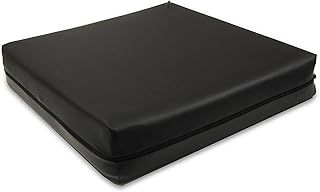 PEPE Mobility - Wheelchair Cushions for Pressure Relief (16.5" x 16.5" x 3.14"), Waterproof Viscoelastic Foam, Black - Made in Europe