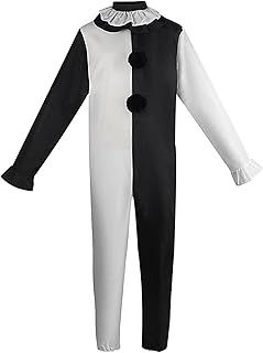Art The clo-wn Costume Cosplay, Terrifier clo-wn Cosplay Bodysuit/Dress, The kil-ler Movie Cosplay Carnival Party Adult Costume Outfit