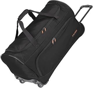 travelite Trolley Travel Bag with Wheels, Sports Bag Basics Fresh, Soft Luggage Trolley Bag Large in Sporty Design, 71 cm, 89 liters