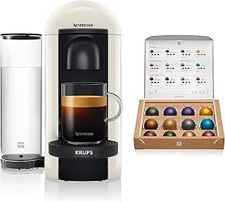 Nespresso XN903140 Vertuo Pod Coffee Machine, Fiber, 1260 W, White