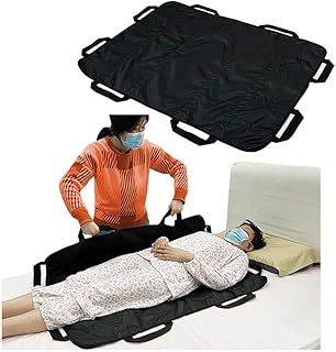 Positioning Bed Pad With Handles Comfort Slide Repositioning Sheet Transfer Blanket For Bedridden Patient Turning Device Transfer Draw Sheet Hospital Bed Padding Lift Assist For Incontinence Elderly