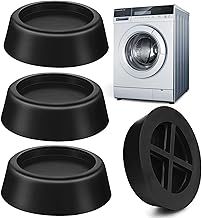 Navani Washing Machine Vibration Pads | Anti Vibration Pads for Washing Machine | Washing Machine Feet | Universal Rubber Shock Absorber Mat for Dryer | Prevent Noise & Slips | 4pcs