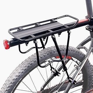 Bike Pannier Rack - Adjustable Bike Rack To Hold Pannier Bag (Easy to Install) 50kg Load Capacity - Bicycle Luggage Carrier