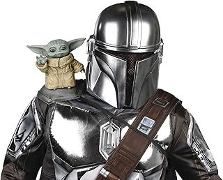 Rubies 202212NS Baby Yoda Doll Shoulder Accessory Star Wars, Men, Women, Boys Girls, Multicolour, One Size Halloween Halloween