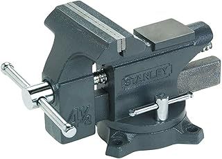 Stanley 183065 MaxSteel Light-Duty Vice 100mm 4 -inch, 1110kg, Silver