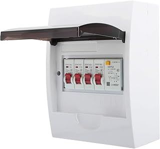 3 Way Fuse Box,3 Way Consumer Unit Consumer Unit,3 Way Fuse Box for 63A 30mA RCD+3MCB(6A+16A+32A) Power Supply Consumer Unit 230/400V