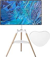ETHU Easel TV Stand, Universal 32-65'' Solid Tripod TV Stand for LED LCD OLED Plat & Curved Screen, Height Adjustable TV Display Stand with 140° Swivel, Max VESA 600x400mm