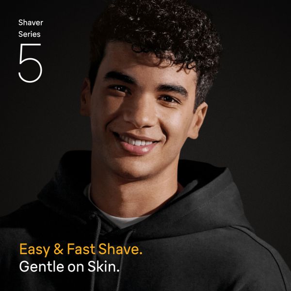 Braun Series 5 Electric Shaver for Men, Wet & Dry Foil Razor, Blue