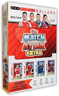 Topps Match Attax Extra 2025 - Mega Tin #1 - Box Office Ballers. 48 Cards, Including 4 Exclusive Box Office Baller LE Cards. Look out for Relic Cards in Lucky Tins!