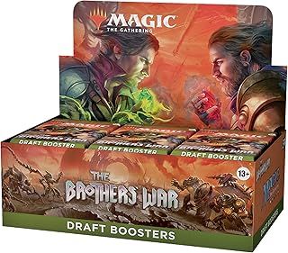 Magic: The Gathering The Brothers War Draft Booster Box | 36 Packs (540 Magic Cards)