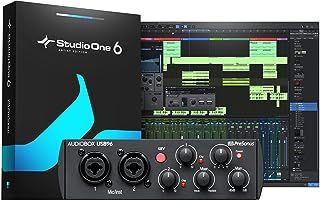 PreSonus AudioBox 96 - USB, Audio interface, For Recording, Streaming, Podcasting with Music Production Software Bundle including Studio One Pro, Ableton Live Lite DAW