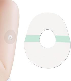 20pcs Adhesive Patches for Dexcom G7, Waterproof Transparent Sensor Overpatch Breathable TPU Freestyle Adhesive Patches 10 Days Long Stay, Nice to Skin