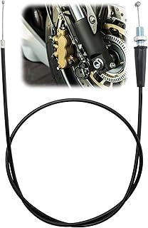 110cm Motorcycle Throttle Cable Replacement Pit Bike Throttle Cable Straight Head Throttle Oil Line Universal Extension Throttle Wire for Pit Dirt Motor Trail Bike Motocross