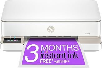 HP Envy 6120e All in One Printer | Perfect for Home | Colour | Wireless | Print, Scan & Copy | 3 Months of Instant Ink Included | Automatic 2-sided Photo Printing | Easy Setup & Reliable Wi-Fi | White