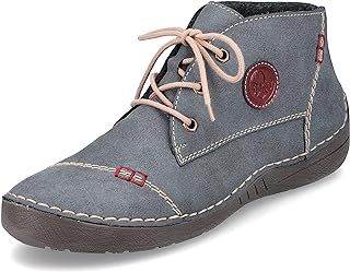 Rieker Women Lace-Up Shoes 52540, Ladies Comfort Shoes