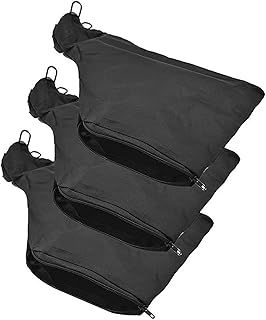 3 Pcs Evolution Mitre Saw Dust Bag, Sander Dust Bag, Anti-Dust Saw Dust Cover Bag with Zipper, for Belt Sander Parts Miter Saw Accessories, Easy Carry and Store, Black