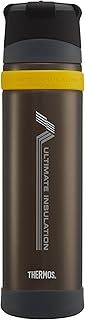 Thermos - Charcoal Ultimate Flask (900ml), Reusable Insulated Stainless Steel Thermal Coffee Cup for Hot or Cold Drinks, Vacuum Sealed Water Flask with a Leak-Proof Lid, 24hr Hot/24hr Cold