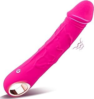 Sex Toys G Spot Vibrator for Women - Realistic Vibrators with 10 Powerful Vibrating Clitoral Stimulator Adult Sex Toys for Woman Couples Penis Texture Waterproof Female Silent Wand Vibrater