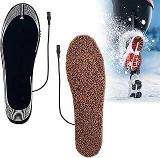 Heated Insoles Heated Insoles Rechargeable Heated Insoles for Women USB Heated Insoles Outdoor Sports Foot Warmer Washable and Cuttable Warm Insoles Suitable for Outdoor Fishing and Camping