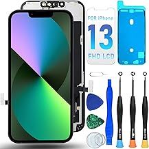 DIGI4U for iPhone 13 LCD Screen Replacement, Better than 𝑯𝑫, 6.1'' 3D Touch True Tone COF Retina Display for iPhone 13 Touch Digitizer Assembly, Repair Kit for iPhone 13 Replacement Screen