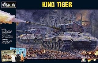 Warlord Games King Tiger - 1:56 / 28mm German Army Plastic Scale Model Tank for Bolt Action Highly Detailed World War 2 Miniatures