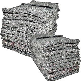 W.E. Roberts Pack of 25 Furniture Moving Van Removal Packing Transit Fabric Blankets -200cm x 150cm