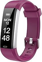 Fitness Tracker with Sleep Monitor, Activity Tracker with Step and Calories Counter, IP67 Waterproof Fitness Watch with Pedometer, Stopwatch for Women Men
