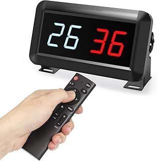 PELLOR Sport Scoreboard, Score Keeper, Portable Electronic Digital Scoreboard for Ping Pong/Volleyball/Basketball/Football/Badminton, Indoor & Outdoor Games and Sports with Remote