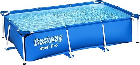 Bestway Steel Pro | Metal Frame Swimming Pool, Family Above Ground Pool, Outdoor Garden Pool