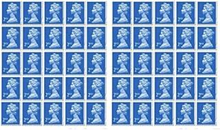 50 x 2nd Class Stamps Royal Mail Post Office