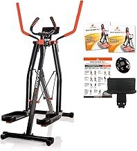 Maxi-Glider 360, 10 in 1 Cross Trainer Cardio Workout 4 Levels of Resistance with Heart Rate Monitor