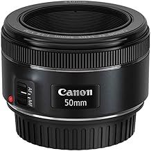 Canon EF 50 mm 1.8 STM Lens - Black (Renewed)
