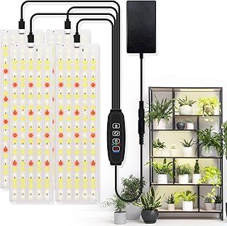 Grow Light, Plant Light,Plant Grow Lights for Indoor Plants,led Grow Light, 540 LEDs Plant Grow Light Full Spectrum for Indoor Plants with Timer, 9 Kinds of Brightness (4PCS)