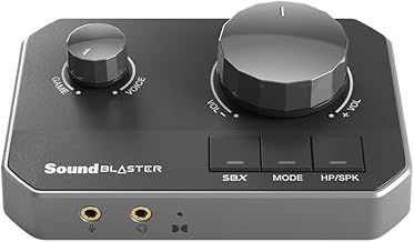 CREATIVE Sound Blaster G8 – Hi-Res Gaming USB DAC with dual USB audio mixing, Dolby Digital, Acoustic Engine, 10-band equalizer, HDMI ARC, RCA in/-out, Optical in/-out, Mic-in, Headset-in for Gamers
