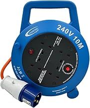CONNEXION 7M Caravan & Camping Electric Hook Up Cable – 16A 240V Heavy-Duty Mains Extension Lead, Camping Hook Up Power Cable for Caravans, Campervans, Motorhomes